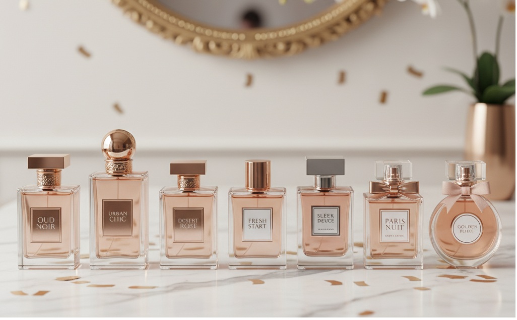 Perfumes y colonias de diversos estilos